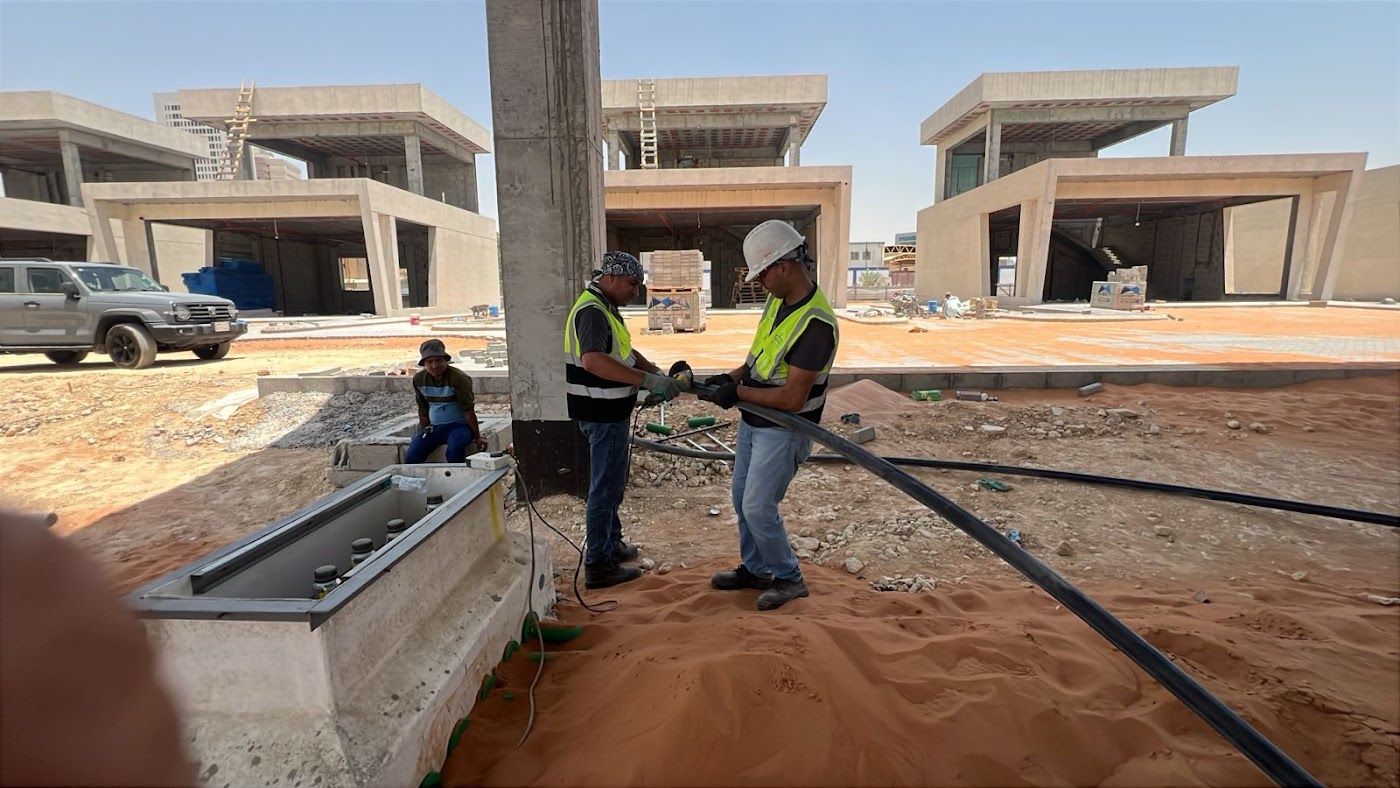 تمديدات وقود لمحطة جديدة | Fuel piping for a new station